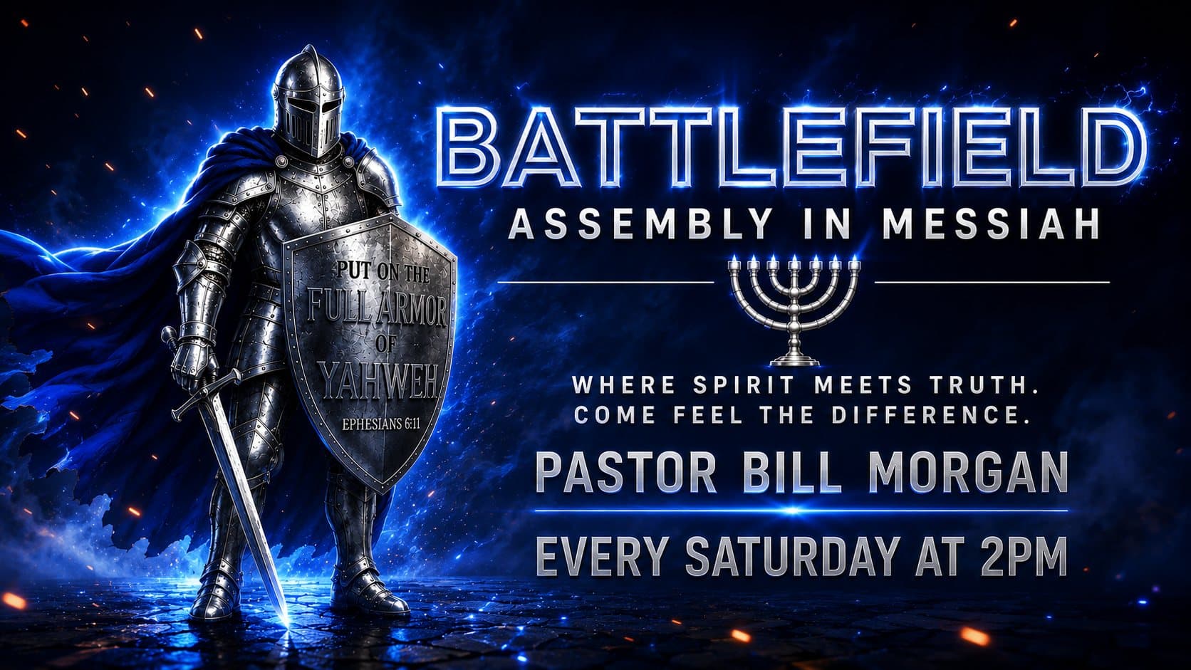 Battlefield Assembly in Messiah — put on the full armor of Yahweh (Ephesians 6:11)